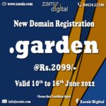 .garden domain offer sale discount new registration booking